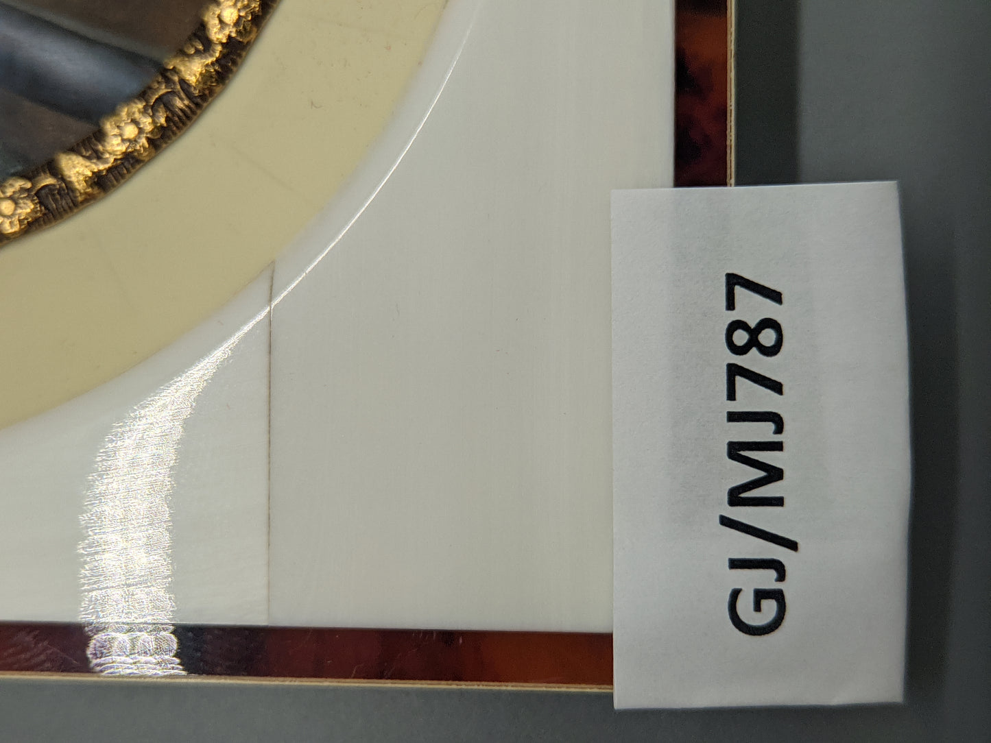 Miniatur Gemälde Richard Wagner XIX Jhd Rahmen