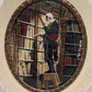 Deutsche Schule Miniatur Der Bücherwurm nach Carl Spitzweg