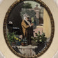 Feiner Carl Spitzweg Der Kaktusliebhaber Ovales Miniatur Gemälde