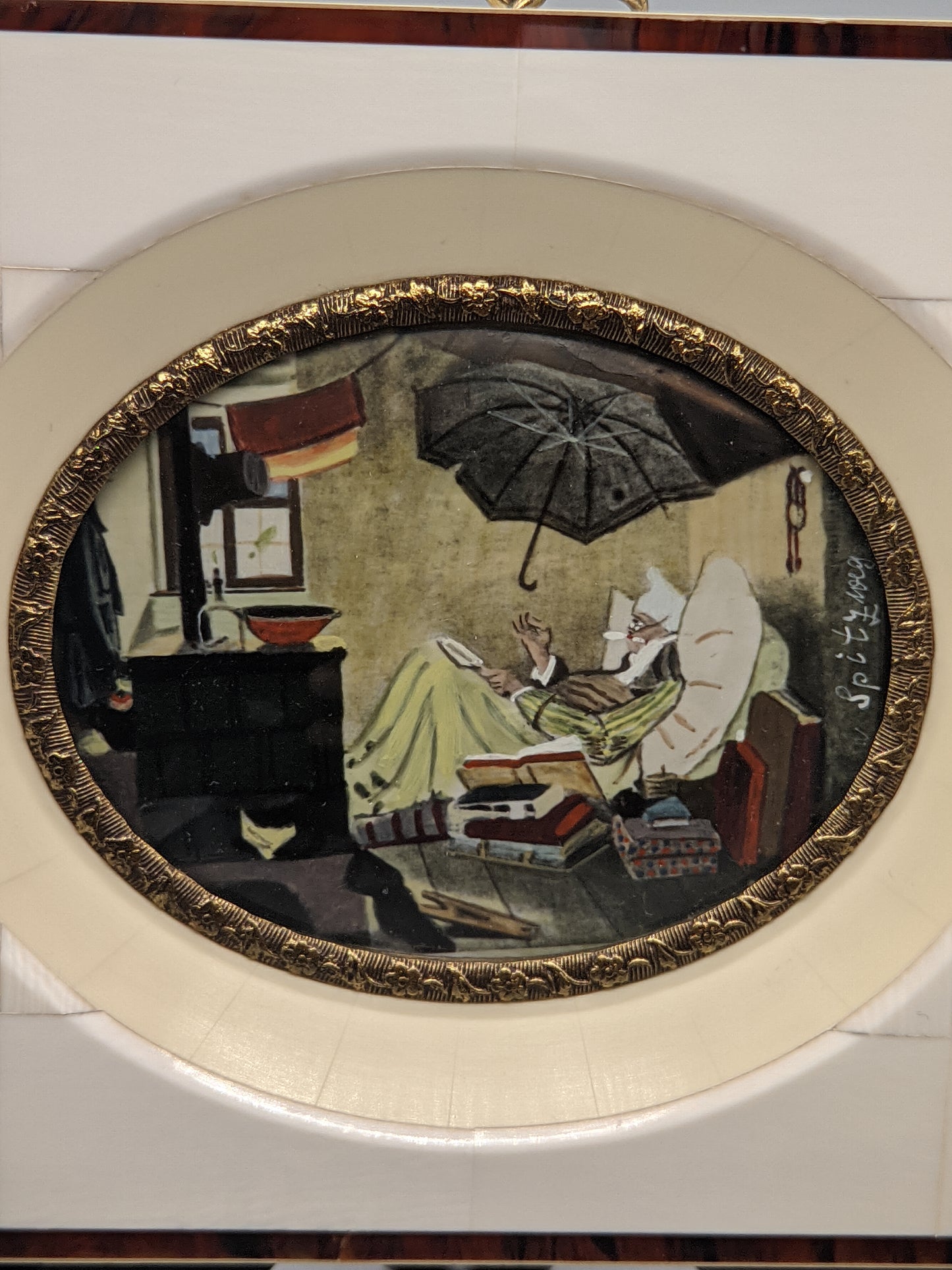 Deutsche Schule (XIX) Der arme Poet nach Carl Spitzweg