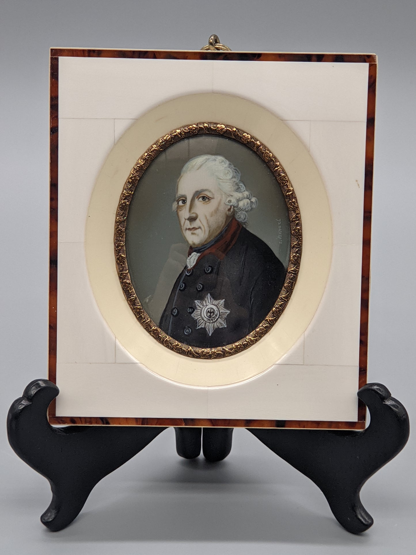 Miniatur Porträt Friedrich der Große