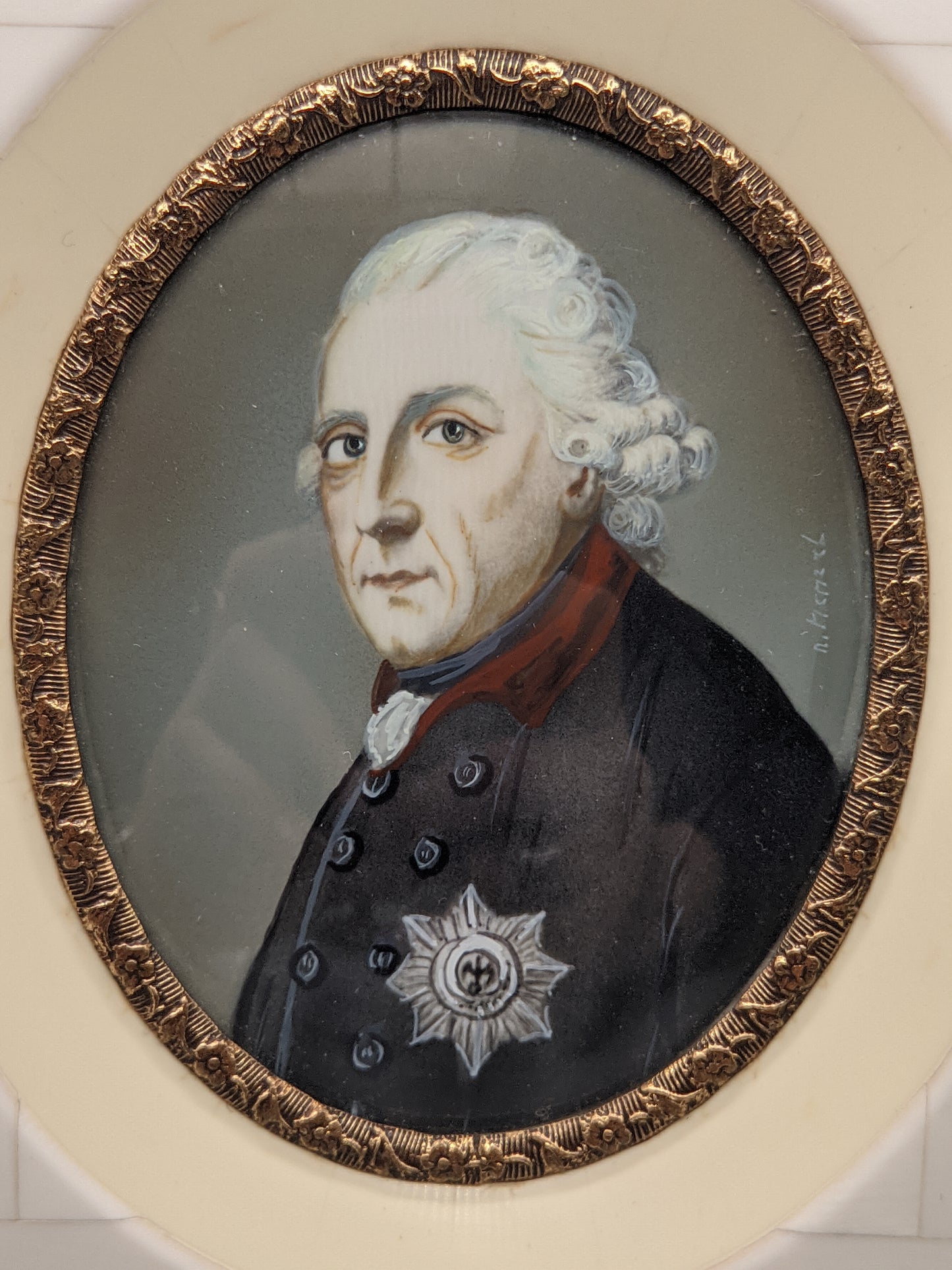 Miniatur Porträt Friedrich der Große
