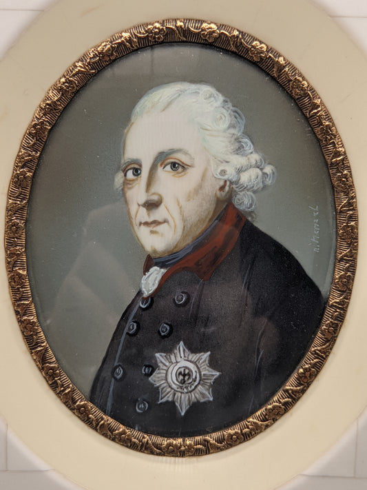 Miniatur Porträt Friedrich der Große