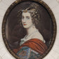 Antike Porträtminiatur nach Joseph Stieler