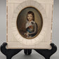Französische Schule (XIX) Edles Miniatur Portrait eines Knaben