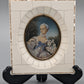 Französische Schule (XIX) Elegantes Damen Portrait Miniaturmalerei