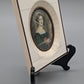 Antikes Miniaturporträt Deutsche Schule (XIX) Elegante Dame