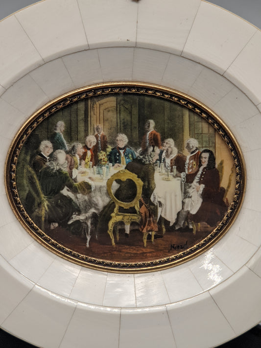Deutsche Schule (XX) – Historische Tafelrunde nach Menzel Miniatur