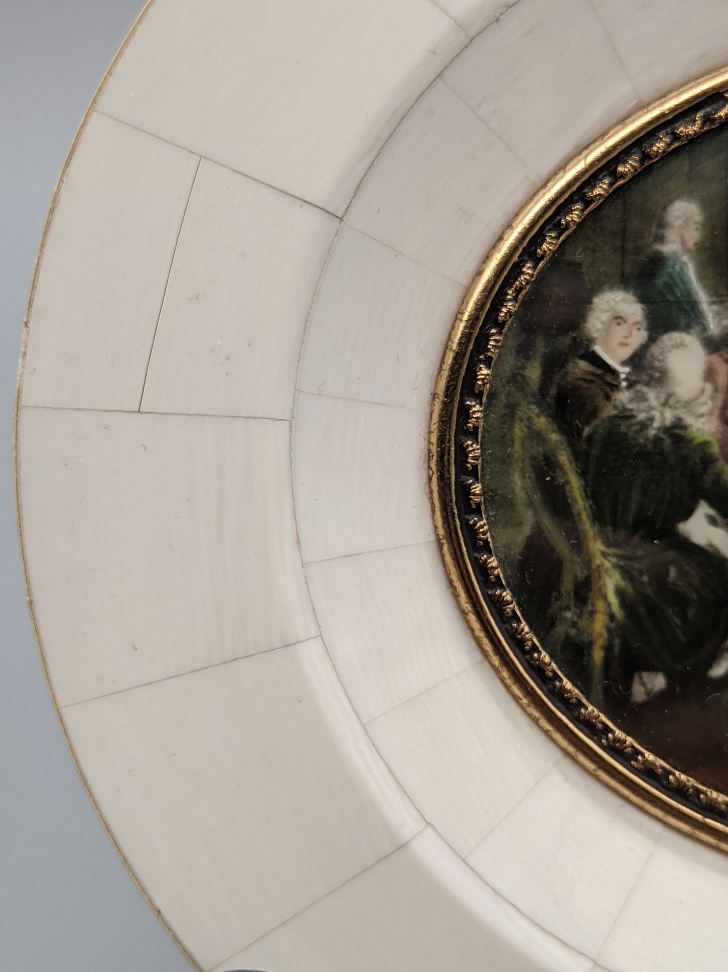 Deutsche Schule (XX) – Historische Tafelrunde nach Menzel Miniatur