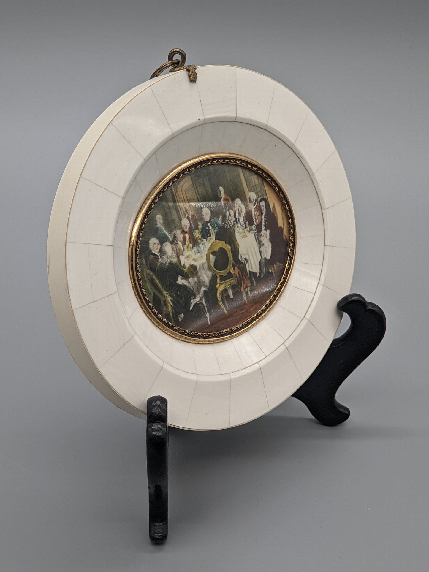 Deutsche Schule (XX) – Historische Tafelrunde nach Menzel Miniatur
