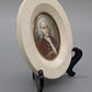 Feine Miniatur Malerei Porträt Johann Sebastian Bach