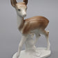 Filigrane Vintage Porzellan Figur Reh Naturnahes MidCentury Design