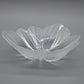 Vintage Kristall Glas Schale in Blütenform Elegantes Design