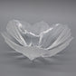 Vintage Kristall Glas Schale in Blütenform Elegantes Design