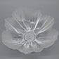 Vintage Kristall Glas Schale in Blütenform Elegantes Design