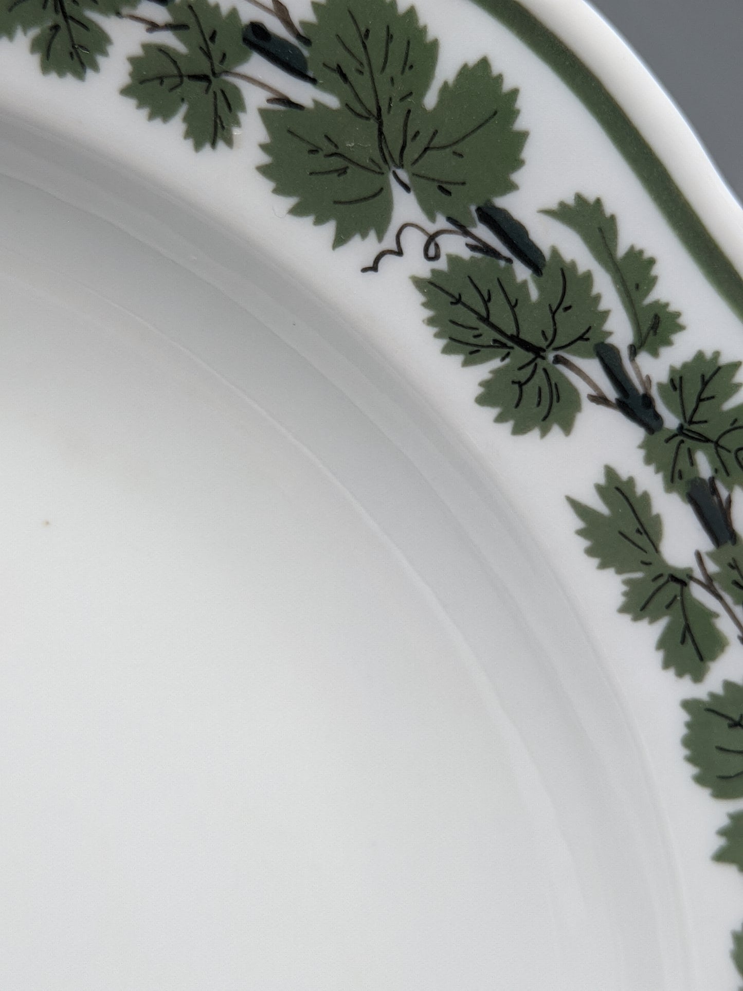 Edles Meissen Porzellan Teller Set Klassisches Weinlaub Dekor 3-teilig