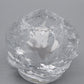 Eiskristall Teelichthalter aus Glas Rustikales Ice Rock Design