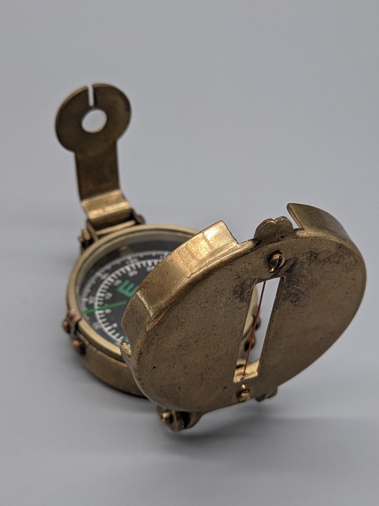 Klassischer Stanley London Messing Peilkompass Maritimes Design