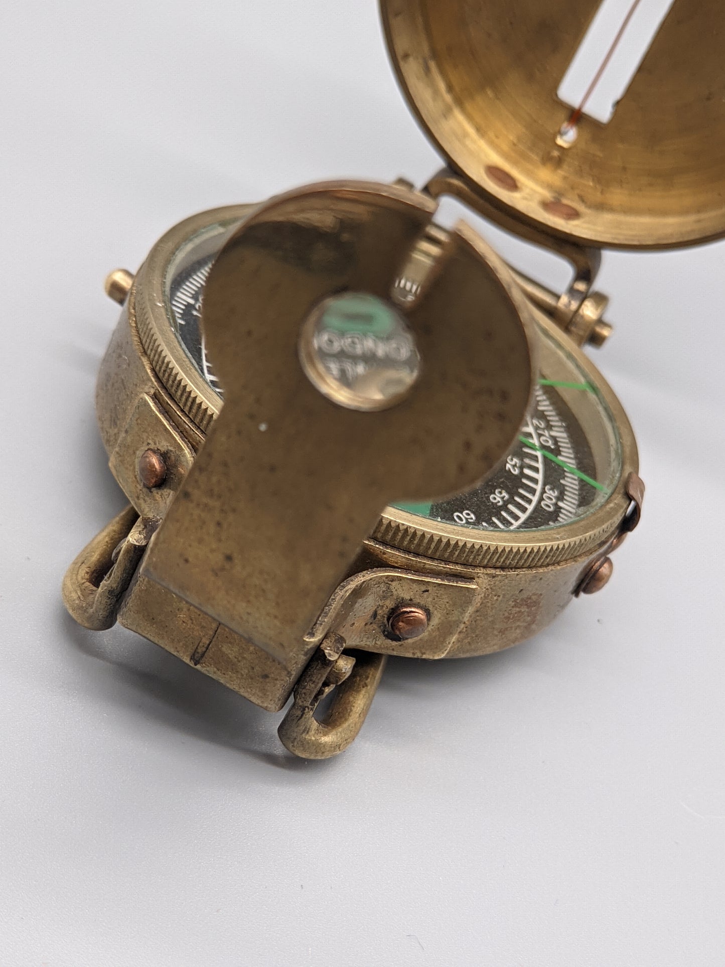 Klassischer Stanley London Messing Peilkompass Maritimes Design
