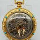 Luxus Seltene Taschenuhr 18K Gold Tascheuhr Adam & Eva 1949