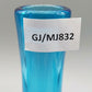 Elegante Murano Glas Vase in Blau Kunstvolles Skandinavisches Design