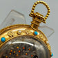 Luxus Seltene Taschenuhr 18K Gold Tascheuhr Adam & Eva 1949