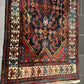 Orientteppich handgeknüpft Malayer Herati Naturfarben 305x105cm