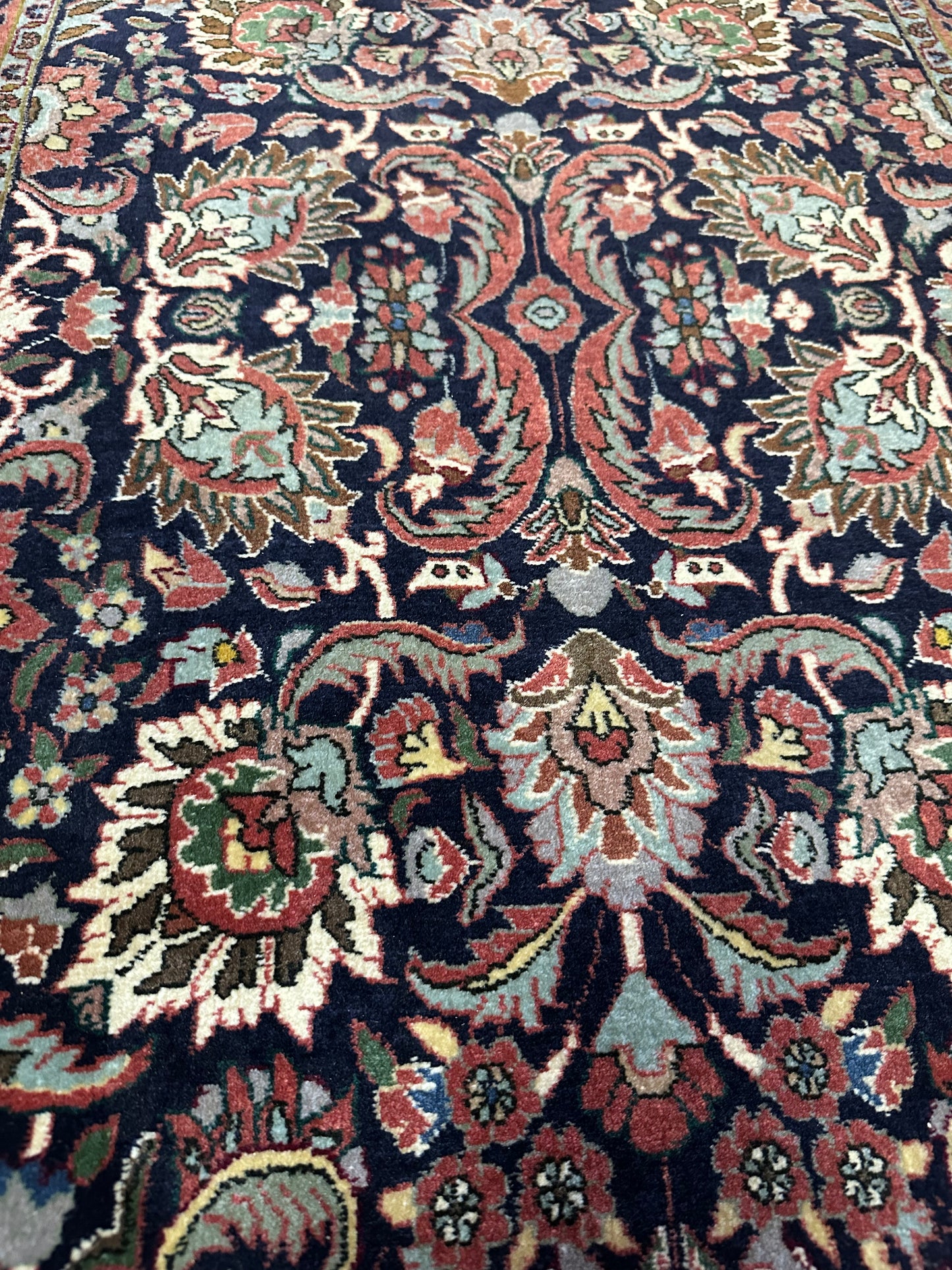 Orientteppich handgeknüpft Bidjar Läufer 73x206 cm Läufer