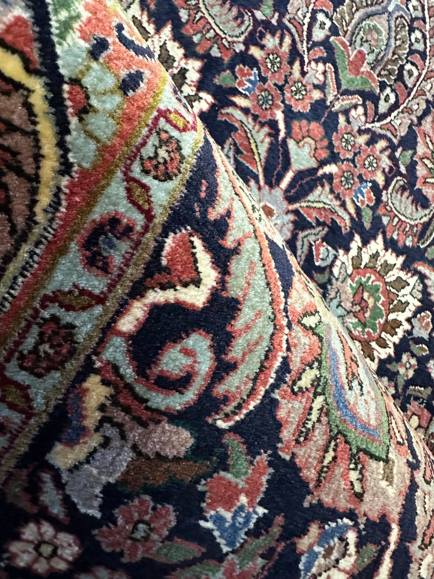 Orientteppich handgeknüpft Bidjar Läufer 73x206 cm Läufer