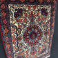 Orientteppich handgeknüpft  Rosen Bidjar Naturfarben 95x74cm