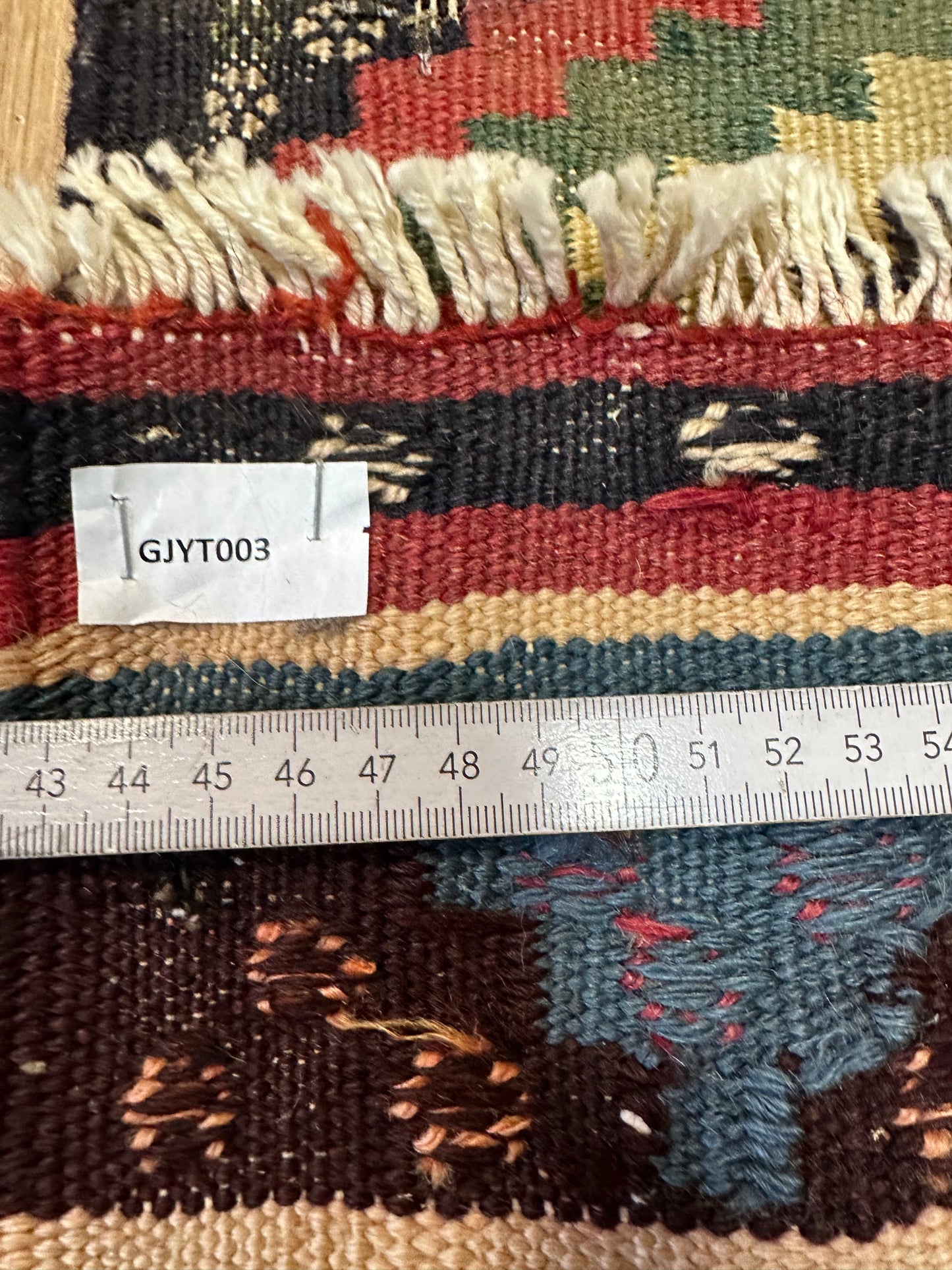 Orientteppich handgeknüpft Kazak Kelim 150x226 cm Wolle antik