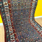 Orientteppich handgeknüpft Kazak Läufer 453x115 cm Wolle antik