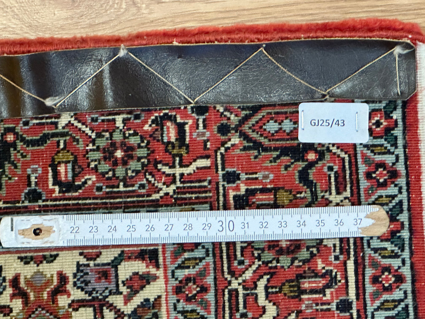 Bidjar Läufer Korkwolle mit floralem Rautenmotiv feine Knüpfung