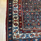 Orientteppich handgeknüpft Kazak Läufer 453x115 cm Wolle antik
