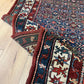 Orientteppich handgeknüpft Kazak Läufer 453x115 cm Wolle antik
