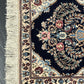 Orientteppich handgeknüpft Nain fein mit Seide 142 × 50 cm