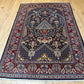 Orientteppich handgeknüpft Keschan 210x142 cm Korkwolle Lebensbaum