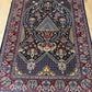 Orientteppich handgeknüpft Keschan 210x142 cm Korkwolle Lebensbaum
