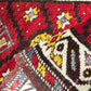 Orientteppich handgeknüpft Yürük Wolle antik Muster 78 × 45 cm