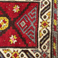 Orientteppich handgeknüpft Yürük Wolle antik Muster 78 × 45 cm