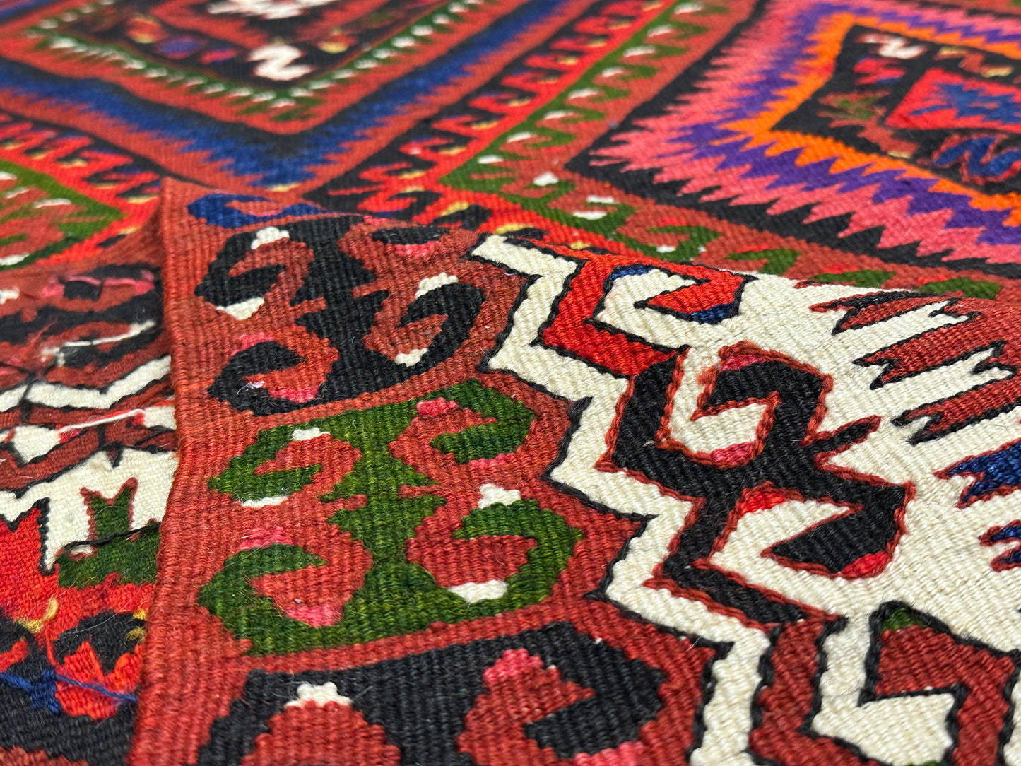 Orientteppich handgeknüpft Kelim antik Naturfarben 287 × 160 cm
