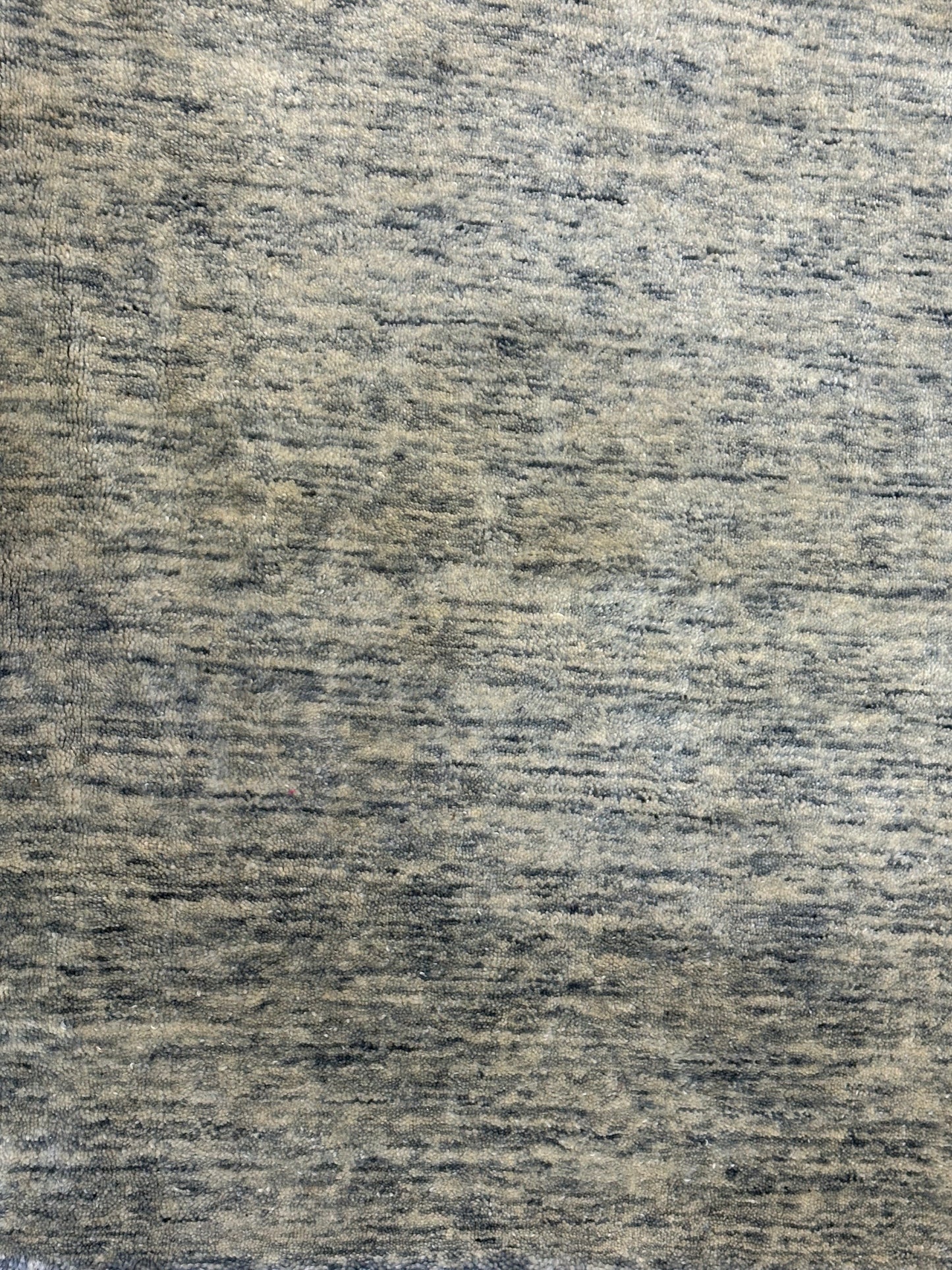 Gabbeh Teppich Schurwolle in Melange Grüntönen