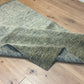 Gabbeh Teppich Schurwolle in Melange Grüntönen
