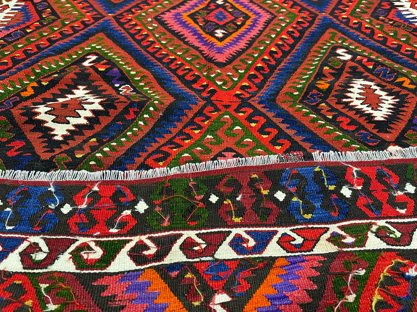 Orientteppich handgeknüpft Kelim antik Naturfarben 287 × 160 cm