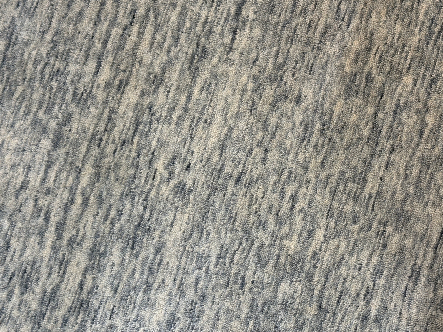 Gabbeh Teppich Schurwolle in Melange Grüntönen