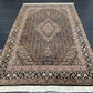 Orientteppich handgeknüpft Täbriz Autüh mit Seide 160 × 103 cm
