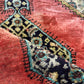 Orientteppich handgeknüpft Ghom 90x61 cm Seide Medaillon fein