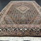 Orientteppich handgeknüpft Täbriz Autüh mit Seide 160 × 103 cm