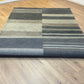 Gabbeh Teppich Schurwolle mit modernem Blockstreifen Design