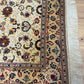 Orientteppich handgeknüpft Keschan 210x140 cm Korkwolle floral